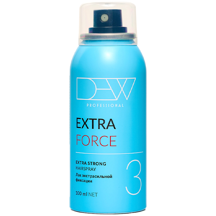 Dew Professional Extra Force 15 в 1 Лак для волос экстрасильной фиксации 100 мл.