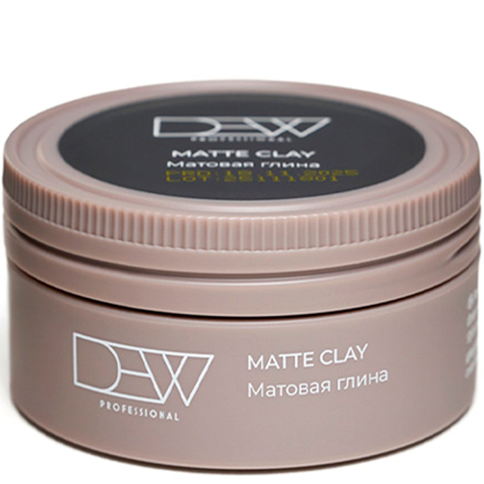 Dew Professional Matte Clay Матовая глина для укладки волос 80 г.
