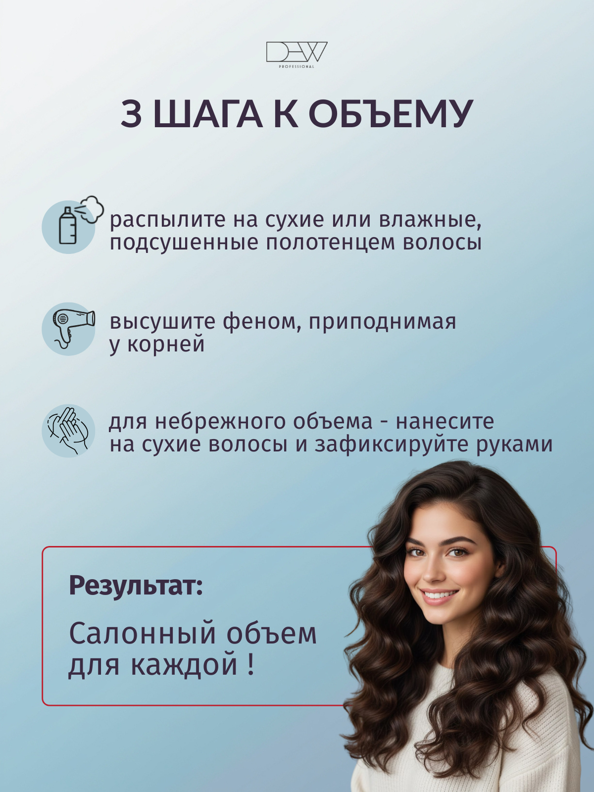 Dew Professional Select Antigravity Спрей-мусс 