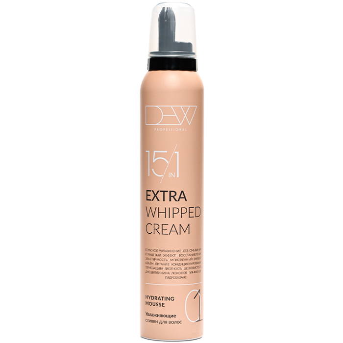Dew Professional Extra 15 в 1 Hydrating Mousse Увлажняющие сливки для волос 200 мл.