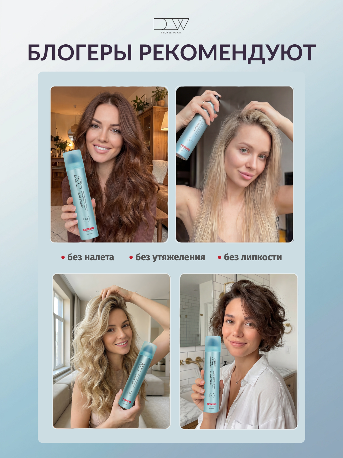Dew Professional Select Antigravity Спрей-мусс 
