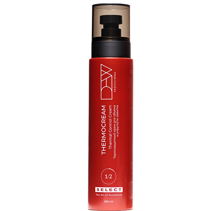 Dew Professional Select Thermocream Термозащитный крем для объема и упругости завитка 180 мл. в подарочной коробке
